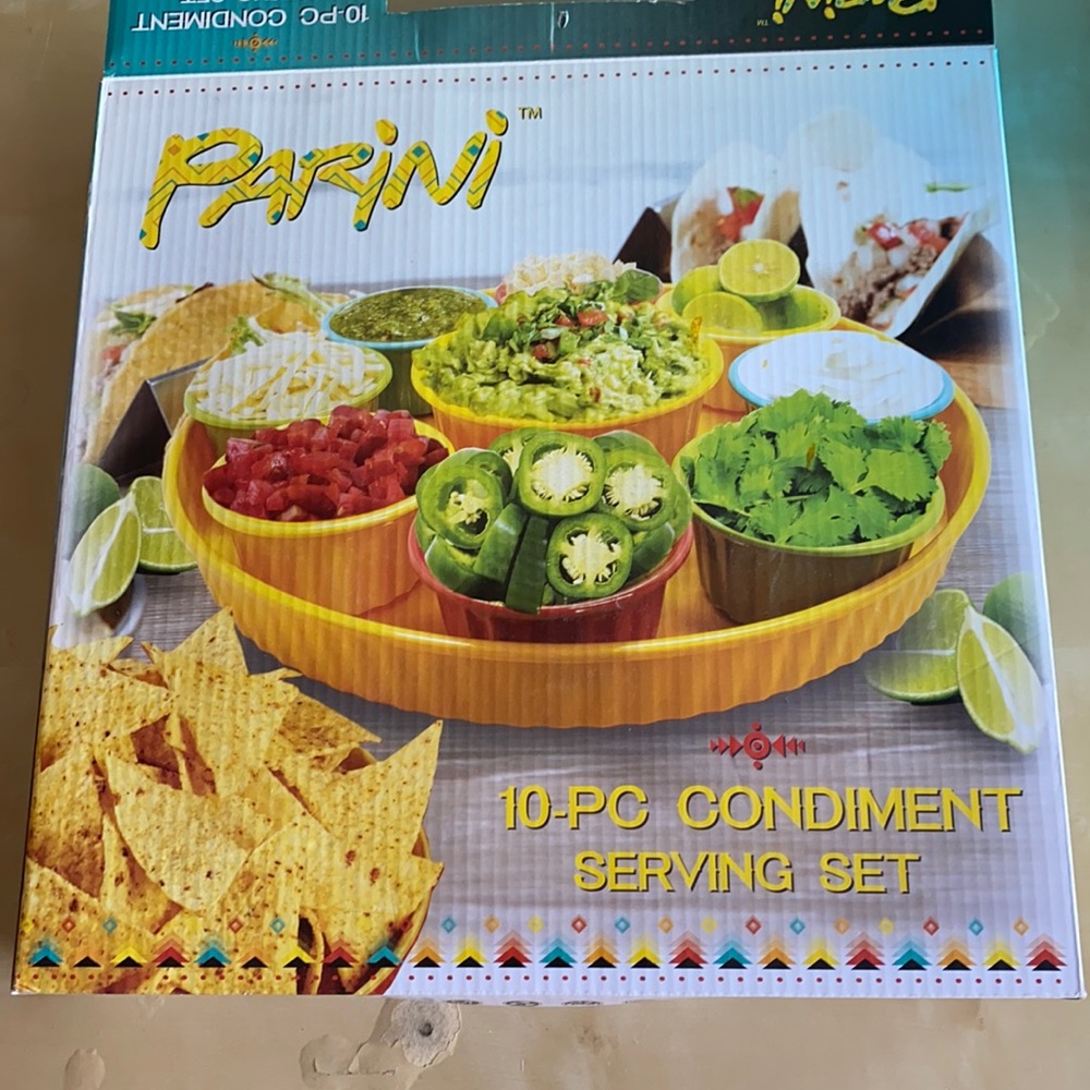 Parini 10-piece Condiment serving set